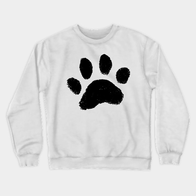 Paw print Crewneck Sweatshirt by FoxShiver